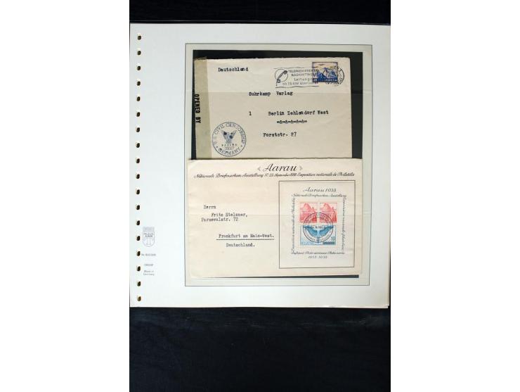 1850/1987, postfrische, ungebrauchte und gestempelte Sammlung mit gutebn Ausgaben, Porto, Dienst, Ämtern, Zusammendrucken und