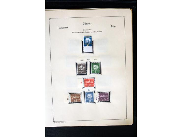 1850/1987, postfrische, ungebrauchte und gestempelte Sammlung mit gutebn Ausgaben, Porto, Dienst, Ämtern, Zusammendrucken und