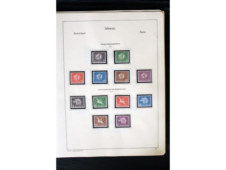 1850/1987, postfrische, ungebrauchte und gestempelte Sammlung mit gutebn Ausgaben, Porto, Dienst, Ämtern, Zusammendrucken und