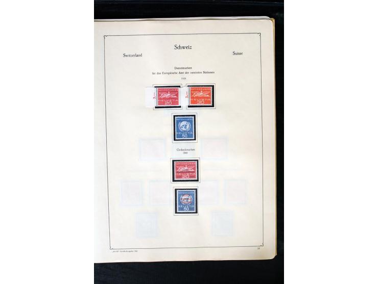 1850/1987, postfrische, ungebrauchte und gestempelte Sammlung mit gutebn Ausgaben, Porto, Dienst, Ämtern, Zusammendrucken und