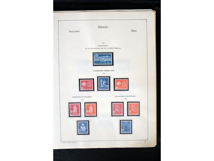1850/1987, postfrische, ungebrauchte und gestempelte Sammlung mit gutebn Ausgaben, Porto, Dienst, Ämtern, Zusammendrucken und