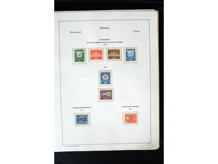 1850/1987, postfrische, ungebrauchte und gestempelte Sammlung mit gutebn Ausgaben, Porto, Dienst, Ämtern, Zusammendrucken und