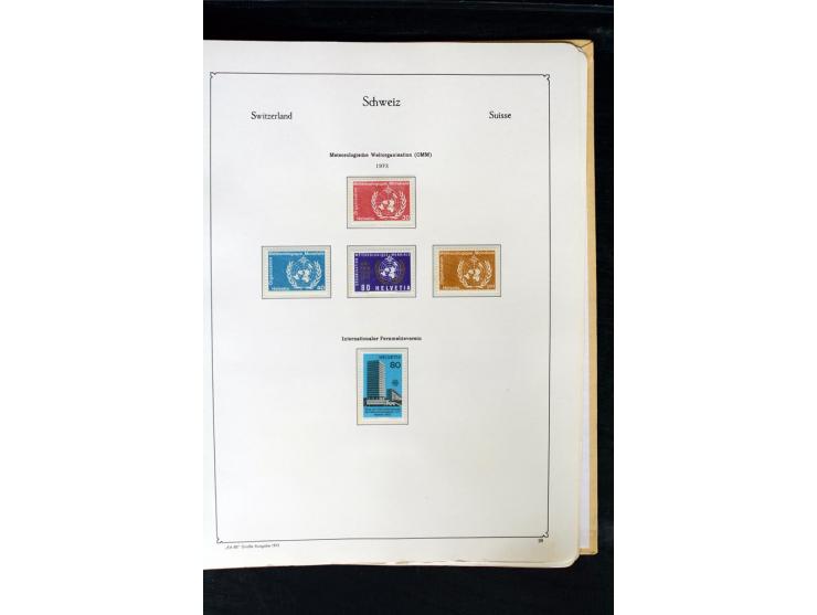 1850/1987, postfrische, ungebrauchte und gestempelte Sammlung mit gutebn Ausgaben, Porto, Dienst, Ämtern, Zusammendrucken und