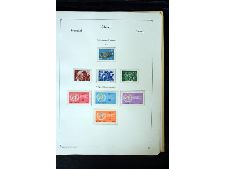 1850/1987, postfrische, ungebrauchte und gestempelte Sammlung mit gutebn Ausgaben, Porto, Dienst, Ämtern, Zusammendrucken und