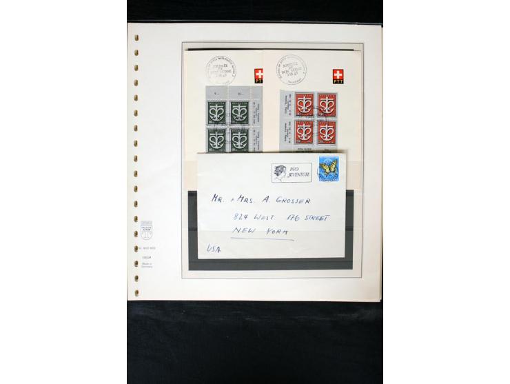 1850/1987, postfrische, ungebrauchte und gestempelte Sammlung mit gutebn Ausgaben, Porto, Dienst, Ämtern, Zusammendrucken und
