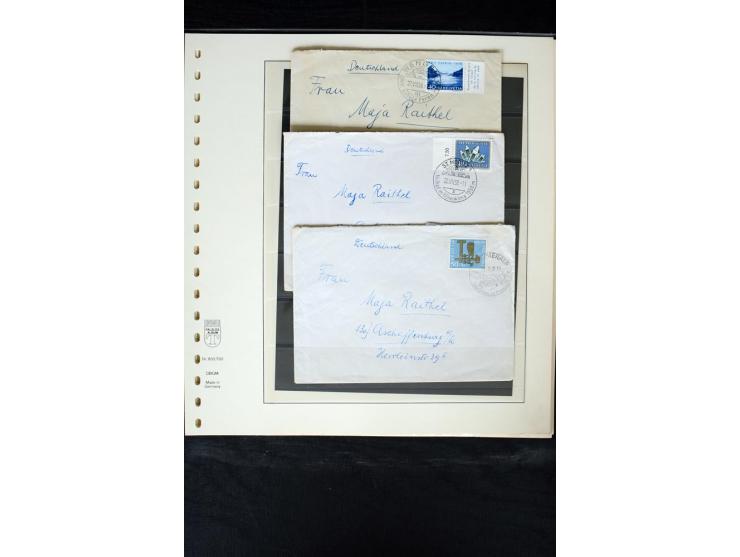 1850/1987, postfrische, ungebrauchte und gestempelte Sammlung mit gutebn Ausgaben, Porto, Dienst, Ämtern, Zusammendrucken und