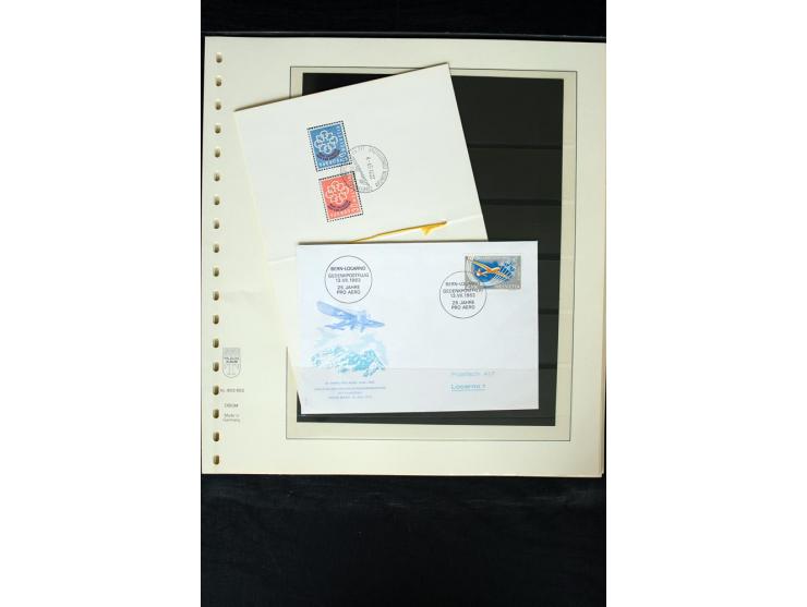 1850/1987, postfrische, ungebrauchte und gestempelte Sammlung mit gutebn Ausgaben, Porto, Dienst, Ämtern, Zusammendrucken und