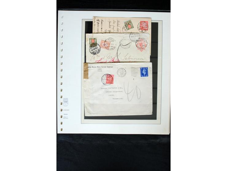 1850/1987, postfrische, ungebrauchte und gestempelte Sammlung mit gutebn Ausgaben, Porto, Dienst, Ämtern, Zusammendrucken und