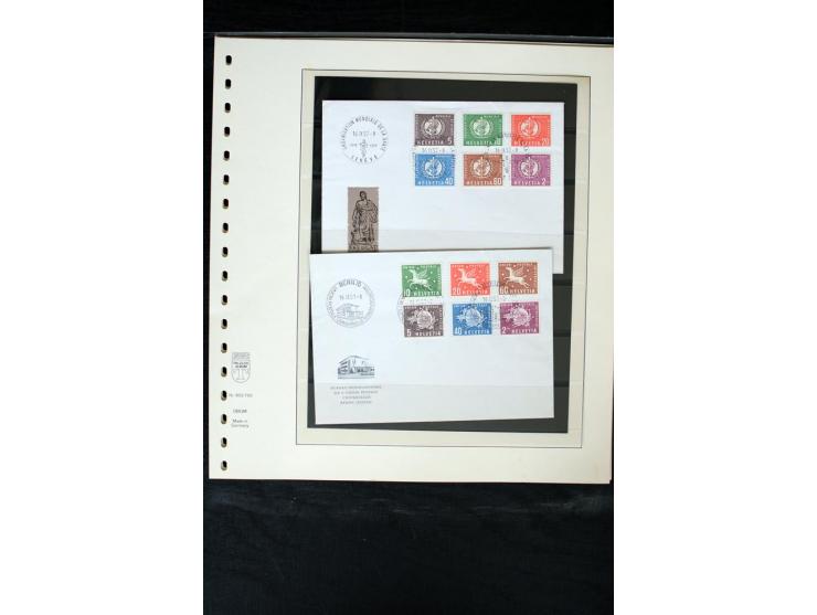 1850/1987, postfrische, ungebrauchte und gestempelte Sammlung mit gutebn Ausgaben, Porto, Dienst, Ämtern, Zusammendrucken und
