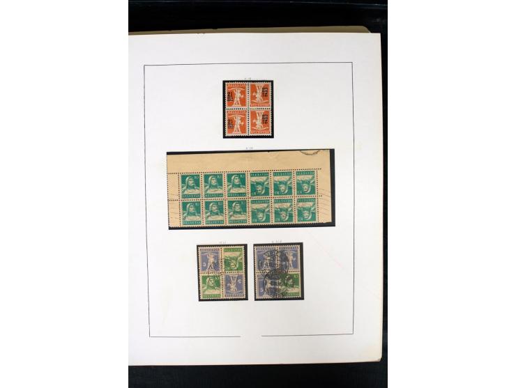 1850/1987, postfrische, ungebrauchte und gestempelte Sammlung mit gutebn Ausgaben, Porto, Dienst, Ämtern, Zusammendrucken und