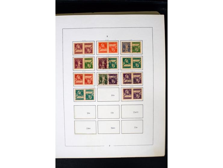1850/1987, postfrische, ungebrauchte und gestempelte Sammlung mit gutebn Ausgaben, Porto, Dienst, Ämtern, Zusammendrucken und