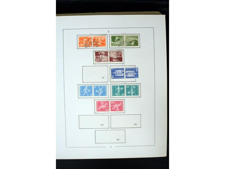 1850/1987, postfrische, ungebrauchte und gestempelte Sammlung mit gutebn Ausgaben, Porto, Dienst, Ämtern, Zusammendrucken und
