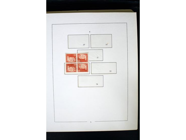 1850/1987, postfrische, ungebrauchte und gestempelte Sammlung mit gutebn Ausgaben, Porto, Dienst, Ämtern, Zusammendrucken und