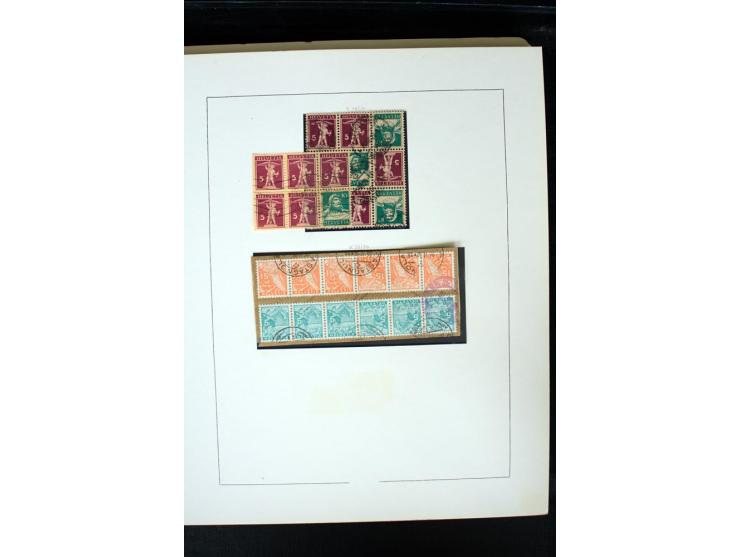 1850/1987, postfrische, ungebrauchte und gestempelte Sammlung mit gutebn Ausgaben, Porto, Dienst, Ämtern, Zusammendrucken und