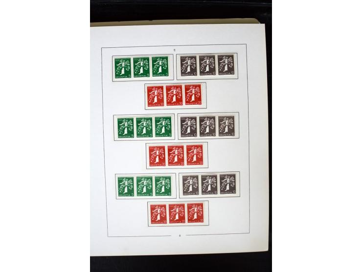 1850/1987, postfrische, ungebrauchte und gestempelte Sammlung mit gutebn Ausgaben, Porto, Dienst, Ämtern, Zusammendrucken und