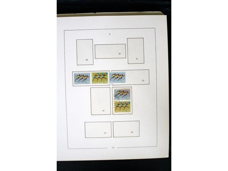 1850/1987, postfrische, ungebrauchte und gestempelte Sammlung mit gutebn Ausgaben, Porto, Dienst, Ämtern, Zusammendrucken und