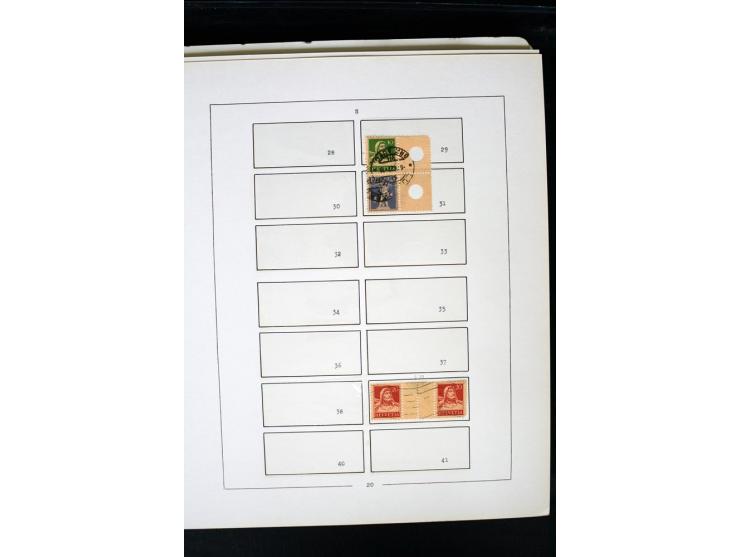 1850/1987, postfrische, ungebrauchte und gestempelte Sammlung mit gutebn Ausgaben, Porto, Dienst, Ämtern, Zusammendrucken und