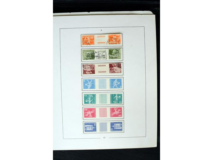 1850/1987, postfrische, ungebrauchte und gestempelte Sammlung mit gutebn Ausgaben, Porto, Dienst, Ämtern, Zusammendrucken und