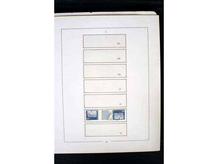 1850/1987, postfrische, ungebrauchte und gestempelte Sammlung mit gutebn Ausgaben, Porto, Dienst, Ämtern, Zusammendrucken und