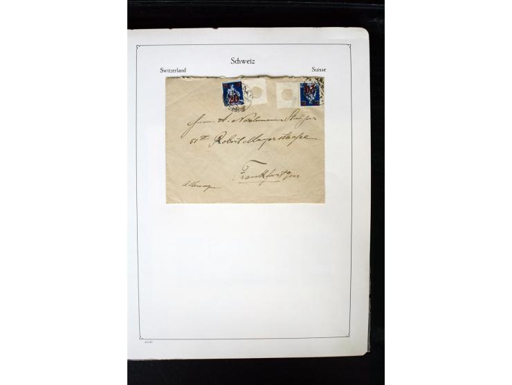 1850/1987, postfrische, ungebrauchte und gestempelte Sammlung mit gutebn Ausgaben, Porto, Dienst, Ämtern, Zusammendrucken und