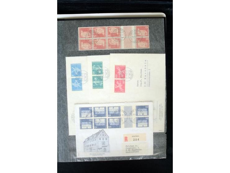 1850/1987, postfrische, ungebrauchte und gestempelte Sammlung mit gutebn Ausgaben, Porto, Dienst, Ämtern, Zusammendrucken und