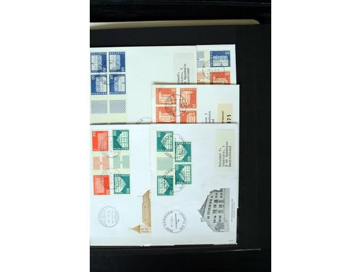 1850/1987, postfrische, ungebrauchte und gestempelte Sammlung mit gutebn Ausgaben, Porto, Dienst, Ämtern, Zusammendrucken und