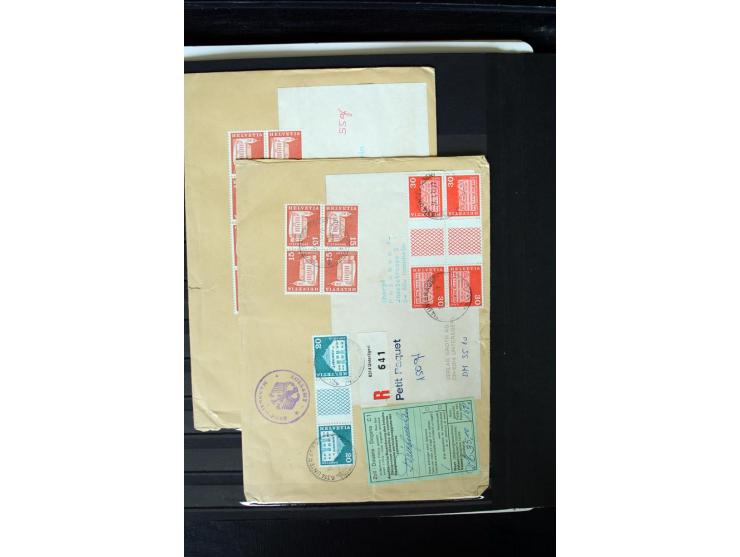 1850/1987, postfrische, ungebrauchte und gestempelte Sammlung mit gutebn Ausgaben, Porto, Dienst, Ämtern, Zusammendrucken und