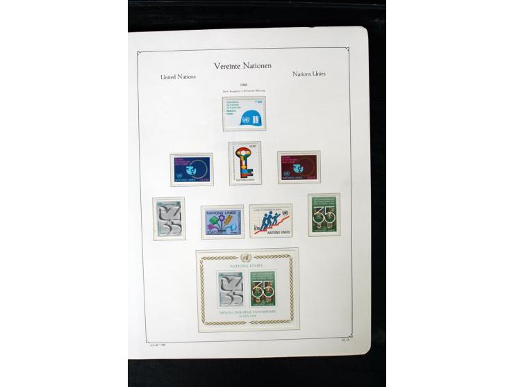 1850/1987, postfrische, ungebrauchte und gestempelte Sammlung mit gutebn Ausgaben, Porto, Dienst, Ämtern, Zusammendrucken und