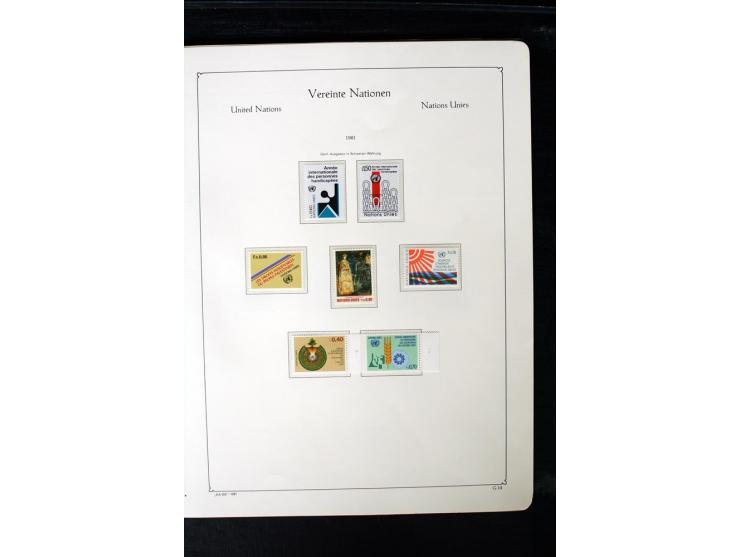 1850/1987, postfrische, ungebrauchte und gestempelte Sammlung mit gutebn Ausgaben, Porto, Dienst, Ämtern, Zusammendrucken und