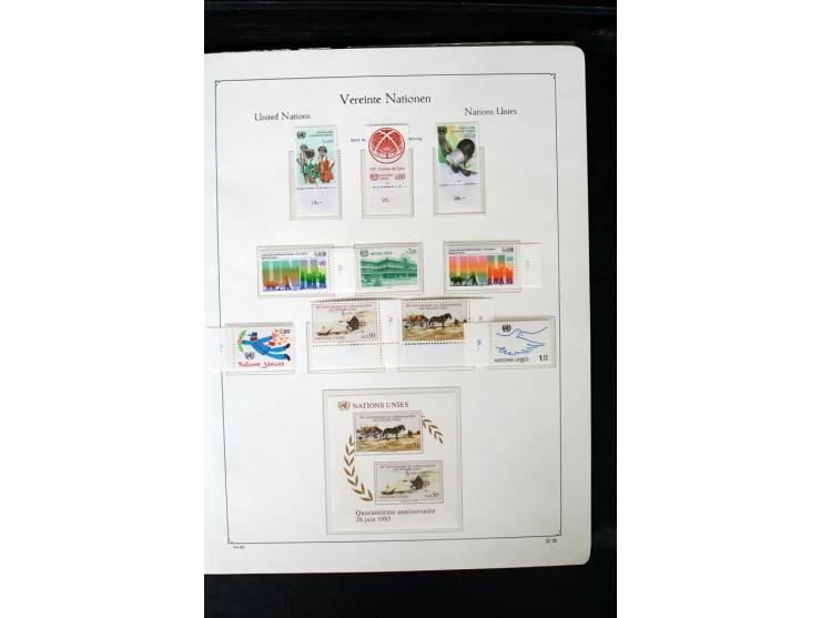 1850/1987, postfrische, ungebrauchte und gestempelte Sammlung mit gutebn Ausgaben, Porto, Dienst, Ämtern, Zusammendrucken und