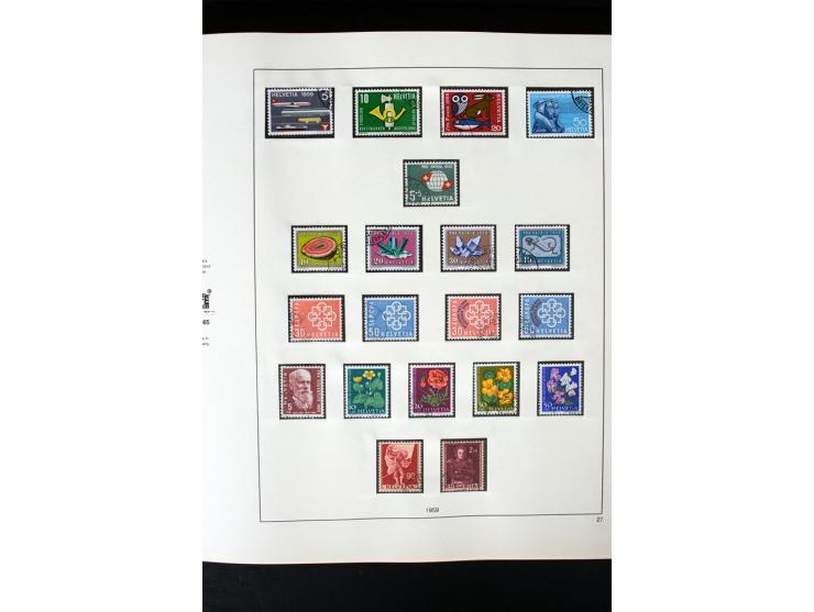 1850/1987, postfrische, ungebrauchte und gestempelte Sammlung mit gutebn Ausgaben, Porto, Dienst, Ämtern, Zusammendrucken und