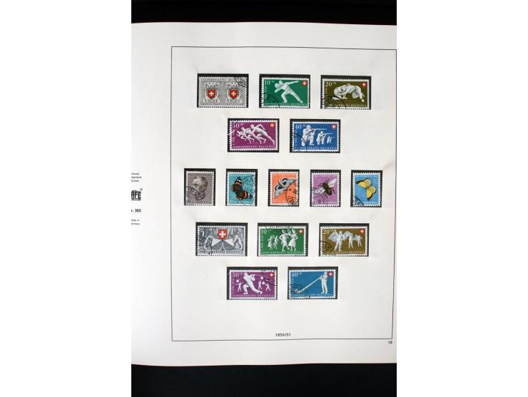 1850/1987, postfrische, ungebrauchte und gestempelte Sammlung mit gutebn Ausgaben, Porto, Dienst, Ämtern, Zusammendrucken und