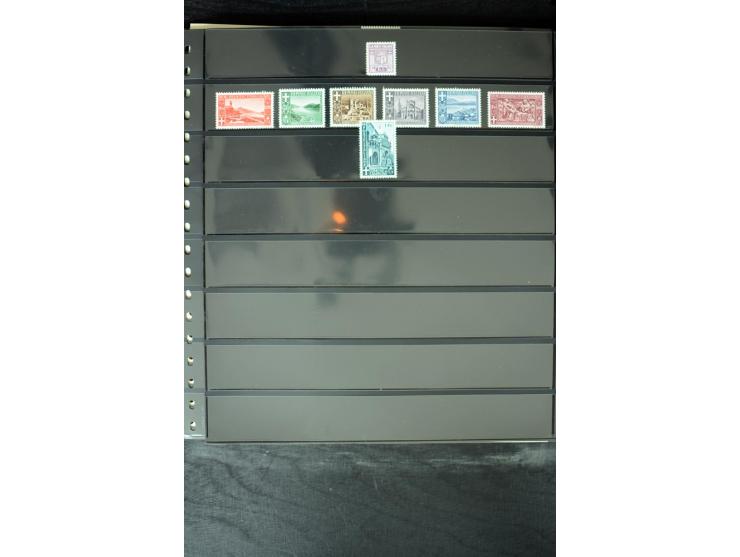 1850/1987, postfrische, ungebrauchte und gestempelte Sammlung mit gutebn Ausgaben, Porto, Dienst, Ämtern, Zusammendrucken und