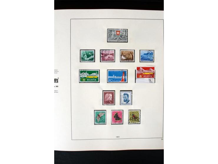 1850/1987, postfrische, ungebrauchte und gestempelte Sammlung mit gutebn Ausgaben, Porto, Dienst, Ämtern, Zusammendrucken und