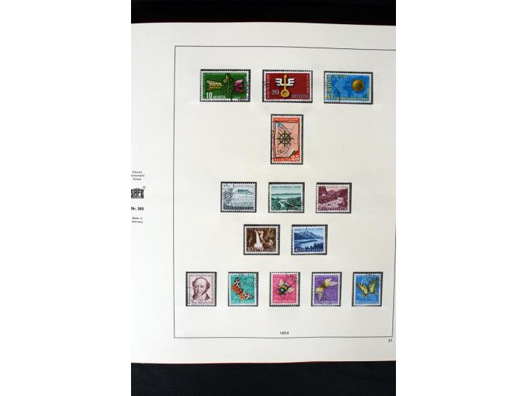 1850/1987, postfrische, ungebrauchte und gestempelte Sammlung mit gutebn Ausgaben, Porto, Dienst, Ämtern, Zusammendrucken und
