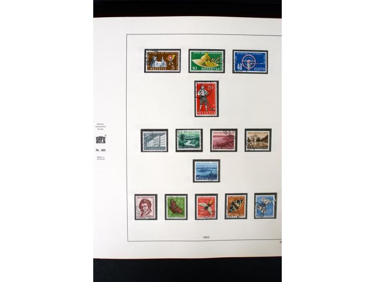 1850/1987, postfrische, ungebrauchte und gestempelte Sammlung mit gutebn Ausgaben, Porto, Dienst, Ämtern, Zusammendrucken und
