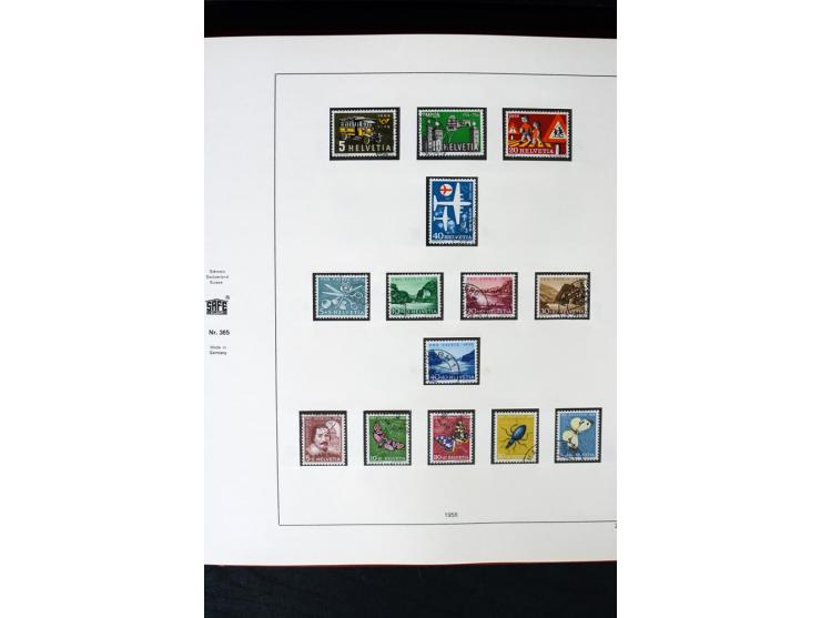 1850/1987, postfrische, ungebrauchte und gestempelte Sammlung mit gutebn Ausgaben, Porto, Dienst, Ämtern, Zusammendrucken und