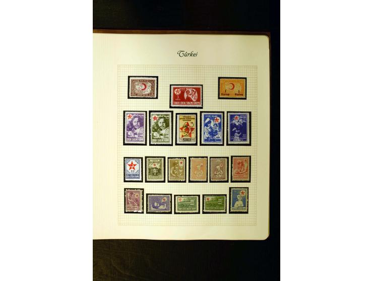1863/1958, postfrische, ungebrauchte und gestempelte Sammlung mit u.a. Mi.-Nr. 229-45, 799-806, 913-34, 985-99, Porto, Zwangs