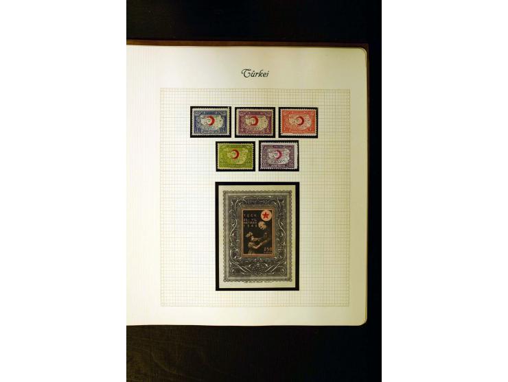 1863/1958, postfrische, ungebrauchte und gestempelte Sammlung mit u.a. Mi.-Nr. 229-45, 799-806, 913-34, 985-99, Porto, Zwangs
