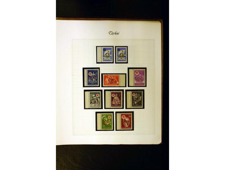 1863/1958, postfrische, ungebrauchte und gestempelte Sammlung mit u.a. Mi.-Nr. 229-45, 799-806, 913-34, 985-99, Porto, Zwangs