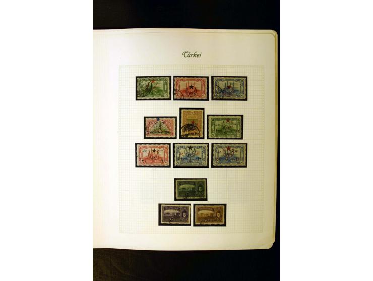 1863/1958, postfrische, ungebrauchte und gestempelte Sammlung mit u.a. Mi.-Nr. 229-45, 799-806, 913-34, 985-99, Porto, Zwangs