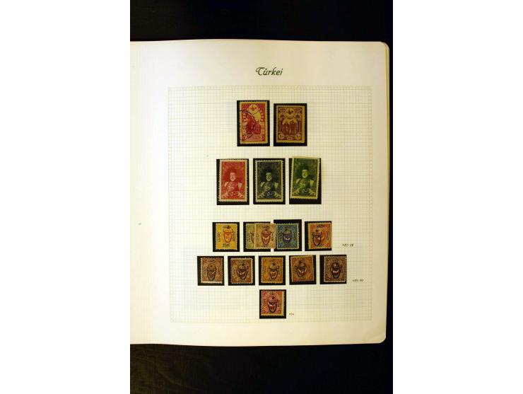 1863/1958, postfrische, ungebrauchte und gestempelte Sammlung mit u.a. Mi.-Nr. 229-45, 799-806, 913-34, 985-99, Porto, Zwangs