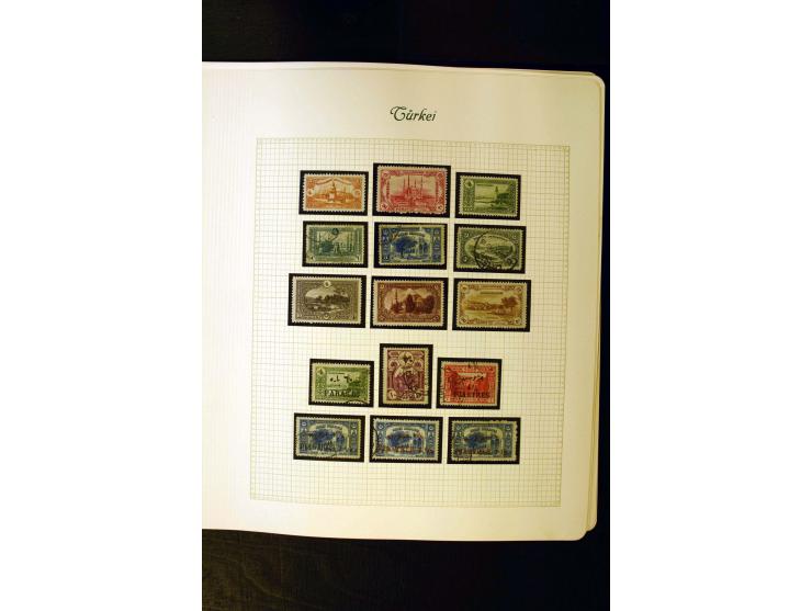 1863/1958, postfrische, ungebrauchte und gestempelte Sammlung mit u.a. Mi.-Nr. 229-45, 799-806, 913-34, 985-99, Porto, Zwangs