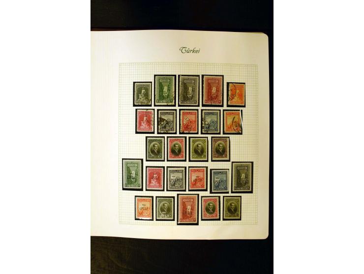 1863/1958, postfrische, ungebrauchte und gestempelte Sammlung mit u.a. Mi.-Nr. 229-45, 799-806, 913-34, 985-99, Porto, Zwangs