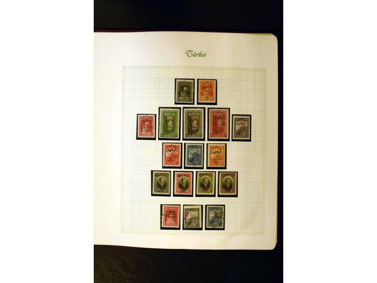 1863/1958, postfrische, ungebrauchte und gestempelte Sammlung mit u.a. Mi.-Nr. 229-45, 799-806, 913-34, 985-99, Porto, Zwangs