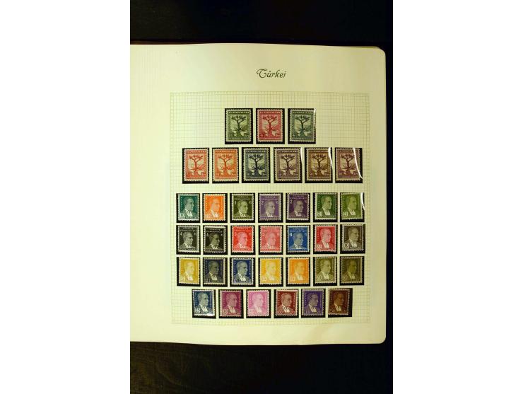 1863/1958, postfrische, ungebrauchte und gestempelte Sammlung mit u.a. Mi.-Nr. 229-45, 799-806, 913-34, 985-99, Porto, Zwangs
