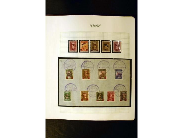 1863/1958, postfrische, ungebrauchte und gestempelte Sammlung mit u.a. Mi.-Nr. 229-45, 799-806, 913-34, 985-99, Porto, Zwangs
