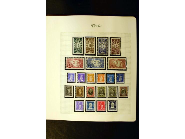 1863/1958, postfrische, ungebrauchte und gestempelte Sammlung mit u.a. Mi.-Nr. 229-45, 799-806, 913-34, 985-99, Porto, Zwangs
