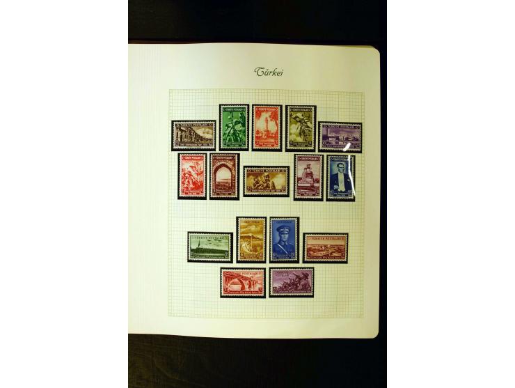 1863/1958, postfrische, ungebrauchte und gestempelte Sammlung mit u.a. Mi.-Nr. 229-45, 799-806, 913-34, 985-99, Porto, Zwangs