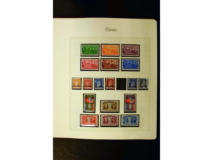 1863/1958, postfrische, ungebrauchte und gestempelte Sammlung mit u.a. Mi.-Nr. 229-45, 799-806, 913-34, 985-99, Porto, Zwangs